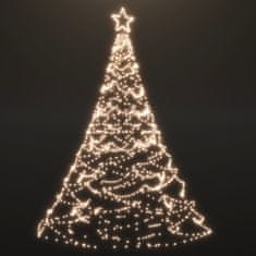 shumee meleg fehér 500 LED-es karácsonyfa fémoszloppal 3 m