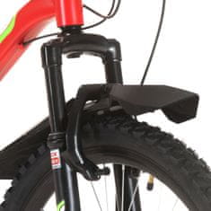 Vidaxl 21 sebességes piros mountain bike 26 hüvelykes kerékkel 36 cm 3067222
