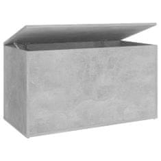 shumee betonszürke forgácslap tárolóláda 84 x 42 x 46 cm