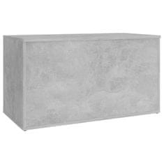 shumee betonszürke forgácslap tárolóláda 84 x 42 x 46 cm