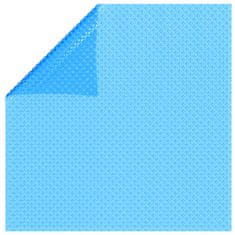 shumee kék, négyszögletes PE medencetakaró 1200 x 600 cm