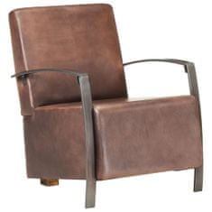 Greatstore antikolt barna valódi bőr fotel