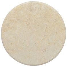 shumee krémszínű márvány asztallap Ø60 x 2,5 cm