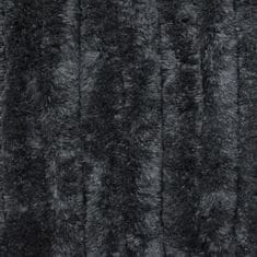 shumee antracitszürke zsenília rovarfüggöny 56 x 185 cm
