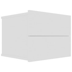 shumee 2 db fehér forgácslap éjjeliszekrény 40 x 30 x 30 cm