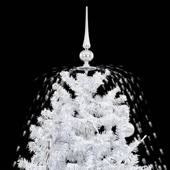 shumee fehér havazó karácsonyfa ernyő alakú talppal 140 cm