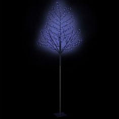 shumee cseresznyevirágos karácsonyfa 600 db kék LED-del 300 cm
