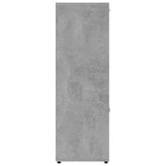 shumee betonszürke forgácslap könyvszekrény 90 x 30 x 90 cm