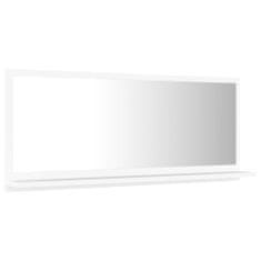 Greatstore fehér forgácslap fürdőszobai tükör 90 x 10,5 x 37 cm