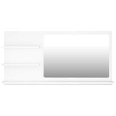 Greatstore fehér forgácslap fürdőszobai tükör 90 x 10,5 x 45 cm