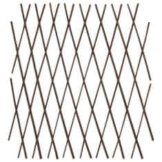 shumee 5 darab rácsos fűzfa kerítés 180 x 60 cm