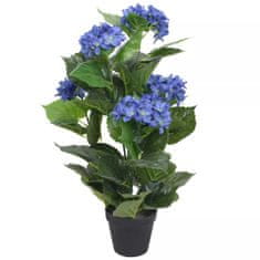 shumee műhortenzia virágcseréppel 60 cm kék