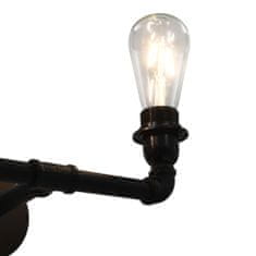 Greatstore fekete kétirányú fali lámpa 2 x E27