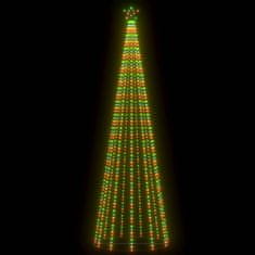 shumee kúp alakú karácsonyfa 752 színes LED-del 160 x 500 cm