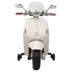 Greatstore Vespa GTS300 fehér elektromos játék motorbicikli