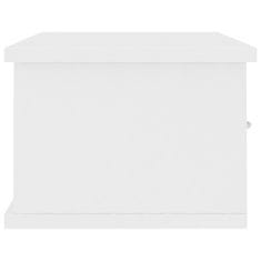 shumee 800585 Wall-mounted Drawer Shelf White 60x26x18,5 cm Chipboard