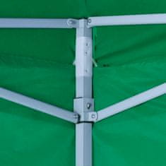 shumee zöld összecsukható pavilon 4 fallal 3 x 3 m 