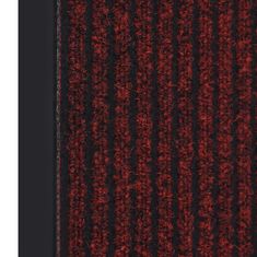Greatstore piros csíkos lábtörlő 40 x 60 cm