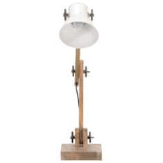 Greatstore fehér kerek ipari asztali lámpa 58 x 18 x 90 cm E27