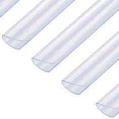 shumee 100 darab átlátszó PVC kerítés tekercs rögzítő