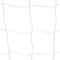 Greatstore 2 db fehér acél focikapu hálóval 182 x 61 x 122 cm