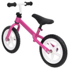 Greatstore rózsaszín egyensúlykerékpár 10"-es kerekekkel
