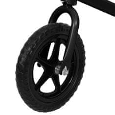Greatstore fekete egyensúlykerékpár 12"-es kerekekkel