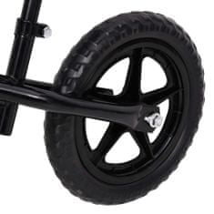 Greatstore fekete egyensúlykerékpár 10"-es kerekekkel
