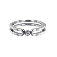 Tommy Hilfiger Bájos acél gyűrű kristállyal TH2780100 (Kerület 54 mm)