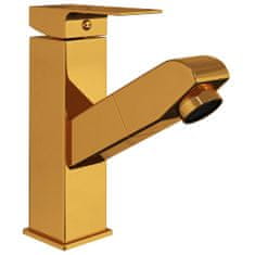 Greatstore aranyszínű kihúzható fürdőszobai mosdócsaptelep 157 x 172 mm