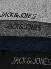 Jack&Jones 10 PACK - férfi zokni JACJENS 12125756 Dark Grey Melange