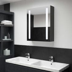 shumee tükrös fürdőszobaszekrény LED-világítással 50 x 13 x 70 cm