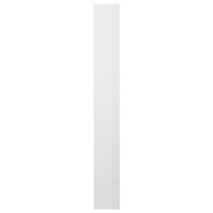 shumee magasfényű fehér mosógépszekrény 64 x 24 x 190 cm