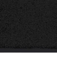 Vidaxl fekete lábtörlő 60 x 80 cm 331596
