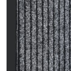 Greatstore szürke csíkos lábtörlő 40 x 60 cm