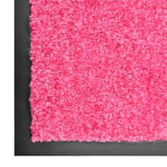 Vidaxl rózsaszín kimosható lábtörlő 120 x 180 cm 323450