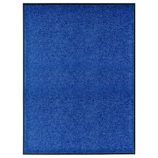 Greatstore kék kimosható lábtörlő 90 x 120 cm