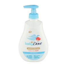 Dove Fürdő gél gyermekeknek testre és hajra Baby (Head To Toe Wash Rich Moisture) (Mennyiség 400 ml)