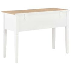 Greatstore 280069 Writing Desk White 109,5x45x77,5 cm Wood