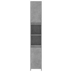 Greatstore betonszürke forgácslap fürdőszobaszekrény 30 x 30 x 183,5 cm