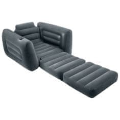 Intex sötétszürke kihúzható fotel 117 x 224 x 66 cm 92572