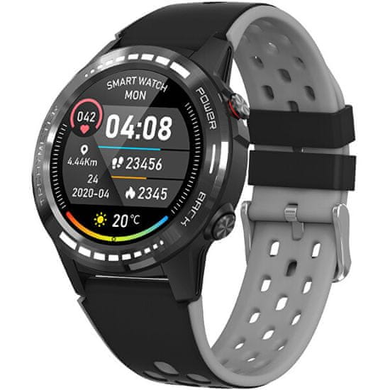 Wotchi GPS Smartwatch W70G iránytűvel, légnyomásmérővel és magasságmérővel - Black