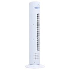 shumee fehér toronyventilátor távirányítóval és időzítővel Φ24x80 cm