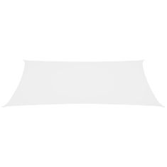 shumee fehér téglalap alakú oxford-szövet napvitorla 3 x 6 m