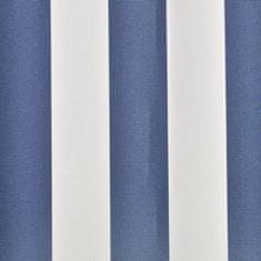 Vidaxl kék és fehér napellenző ponyva 3 x 2,5 m (keret nélkül) 141010