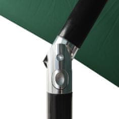 shumee 3 szintes zöld napernyő alumíniumrúddal 2 m