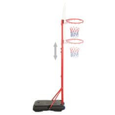 Greatstore hordozható állítható kosárlabdajáték-szett 200-236 cm