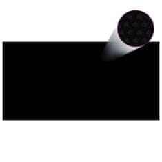 shumee fekete és kék napelemes lebegő PE medencefólia 732 x 366 cm