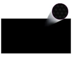 shumee fekete és kék napelemes lebegő PE medencefólia 549 x 274 cm