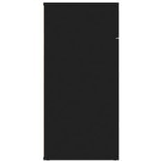 shumee fekete forgácslap tálalószekrény 80 x 36 x 75 cm